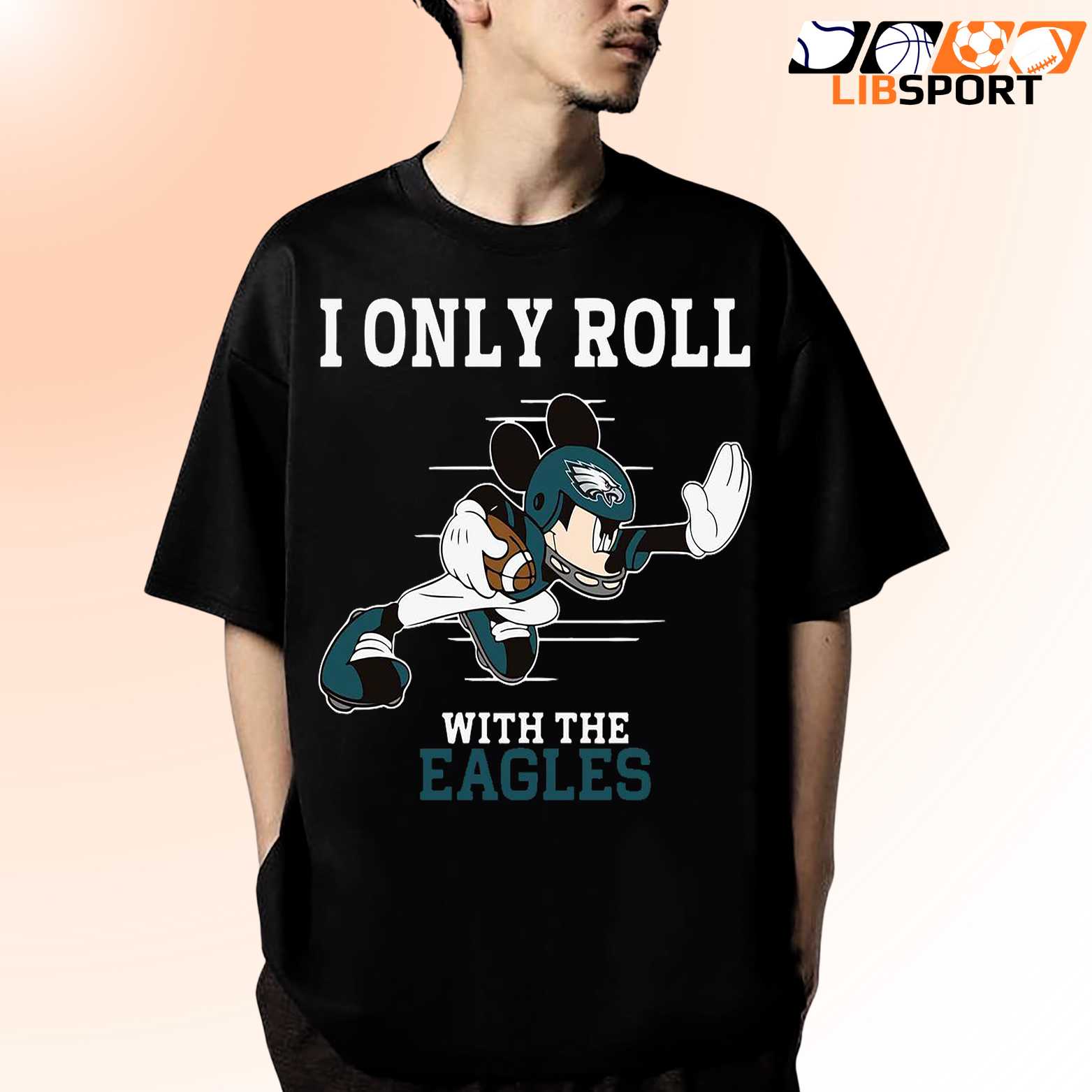 Philadelphia Eagles T Shirt, I Only Roll With The Eagles Tee, Unisex T-Shirt